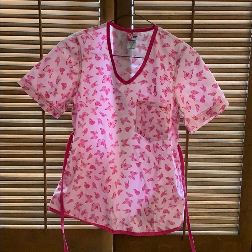 Barco brand scrub top